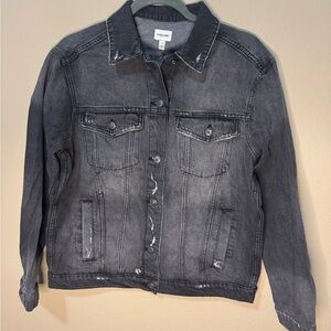Sneak Peek Black Jean Jacket​